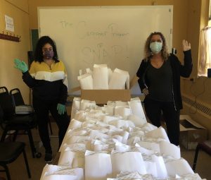 FACE MASKS DONATED BY: Councilman Barry Grodenchik, NYC Department for the Aging (DFTA), Eulalia Lasanta & Walmart Valley Stream