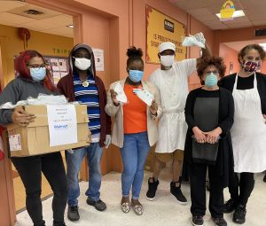 FACE MASKS DONATED BY: Councilman Barry Grodenchik, NYC Department for the Aging (DFTA), Eulalia Lasanta & Walmart Valley Stream